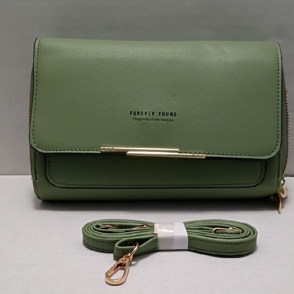 Forever Young Sage Clutch‎ / Crossbody Bag